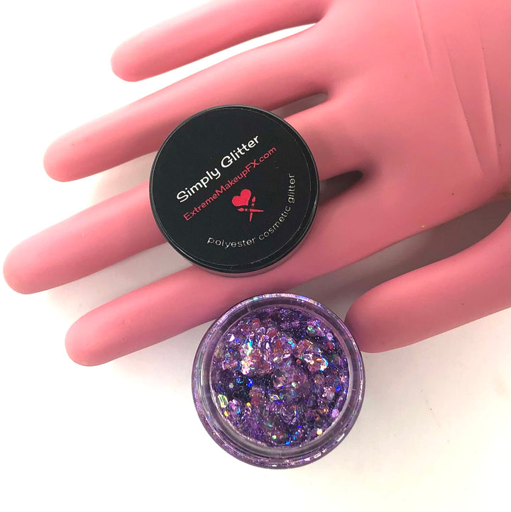 Simply Glitter Gel 1/2 ounce Jar - Princely Purple