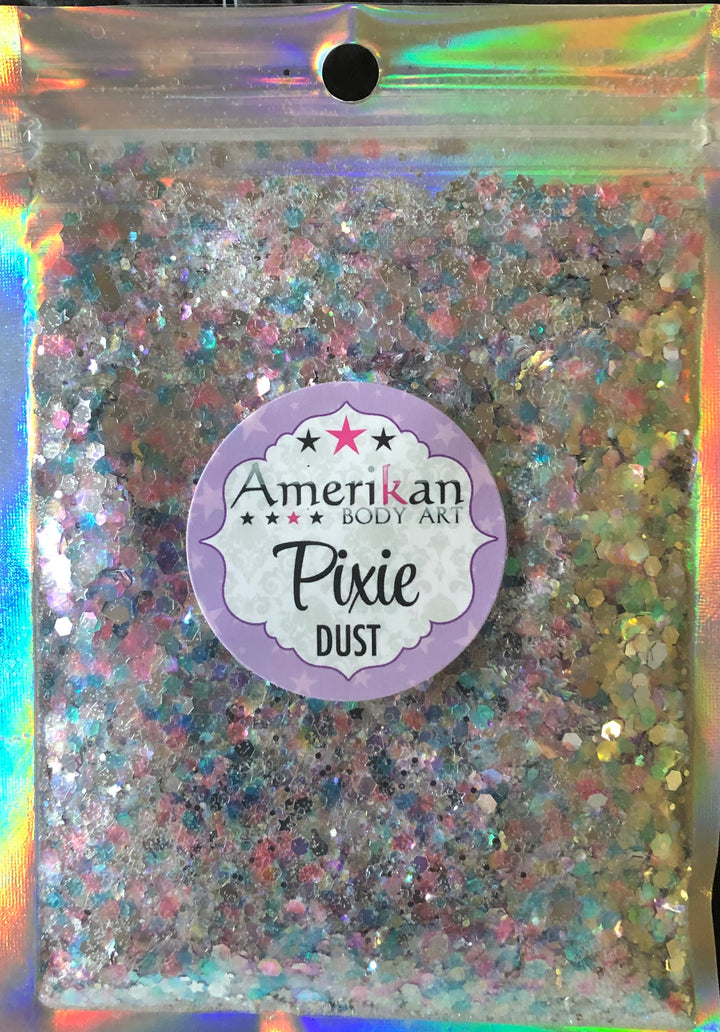 American Body Art Loose Chunky Glitter Blend - Winter Wonderland