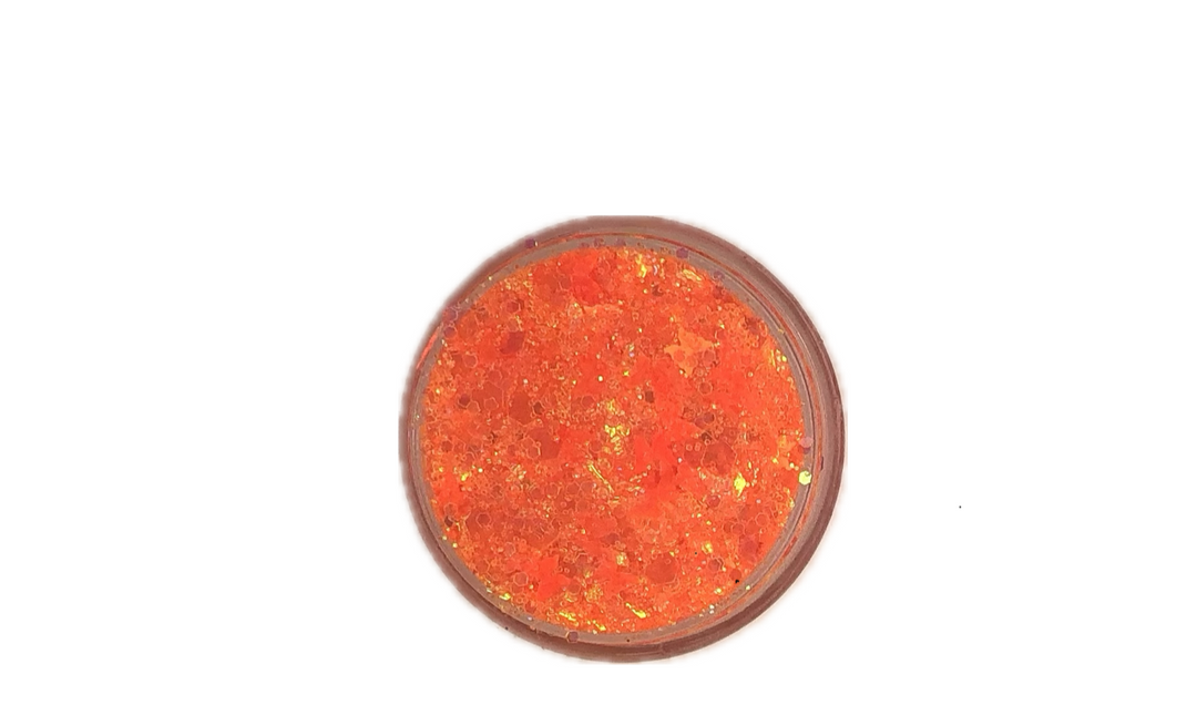 Simply Glitter Cream - Neon Orange Butterfly