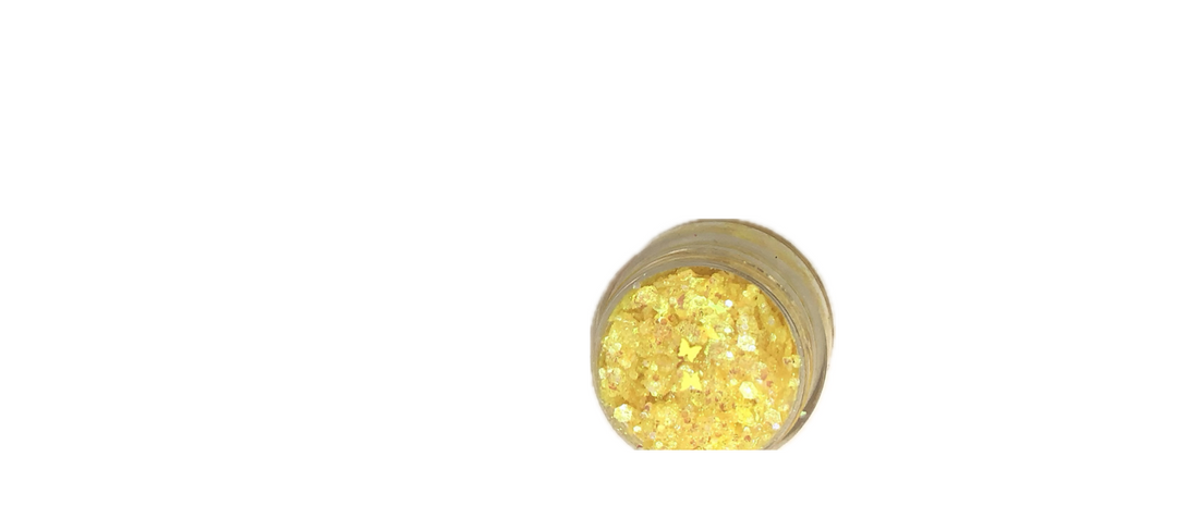 Simply Glitter Cream - Neon Yellow Butterfly