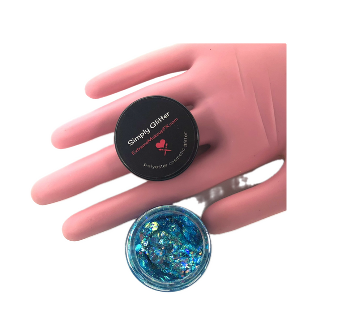 Simply Glitter Gel 1/2 ounce Jar - Casual Blue