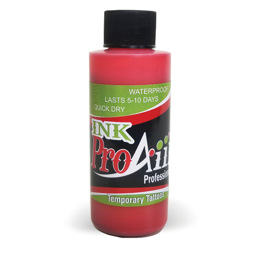 ProAiir Temporary Tattoo Ink - Lipstick Red Airbrush Makeup 2.1 Oz