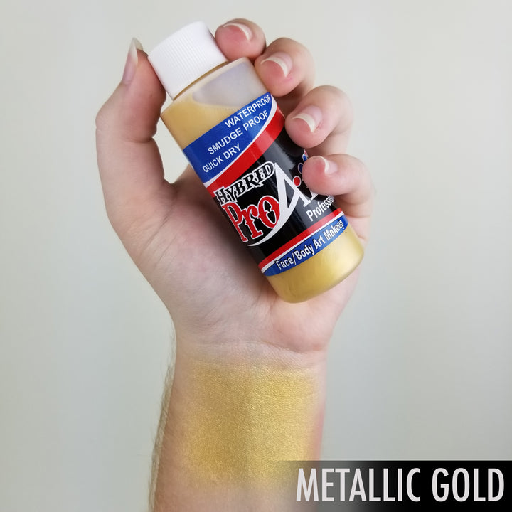 ProAiir Hybrid Face/Body - Metallic Gold Airbrush Makeup 2.1 Oz