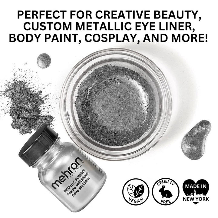 Mehron Metallic Powder - Silver