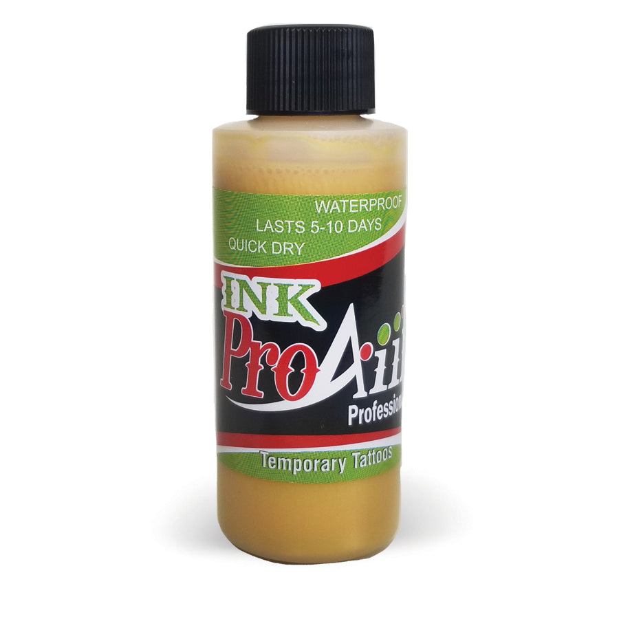ProAiir Temporary Tattoo Ink - Metallic Gold Airbrush Makeup 4.2 Oz