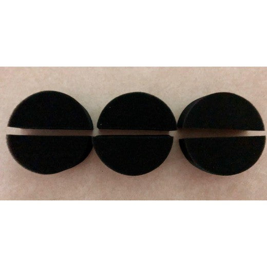 black face painting sponges six halve circles