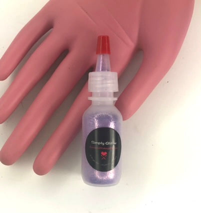 Glitter Loose - Brillant Metallic Colors - 1/2 oz Poof Bottle - Purple