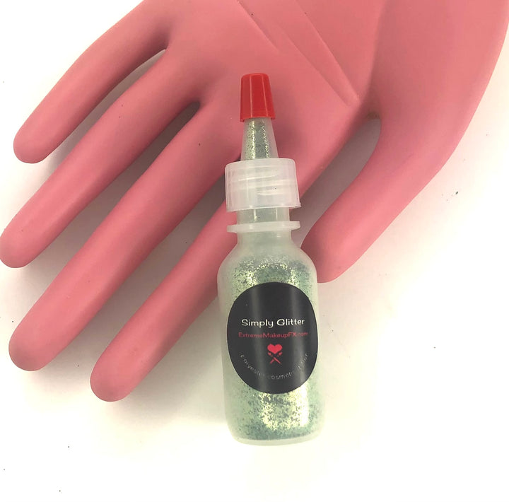 Glitter Loose - Brillant Metallic Colors - 1/2 oz Poof Bottle - Light Green