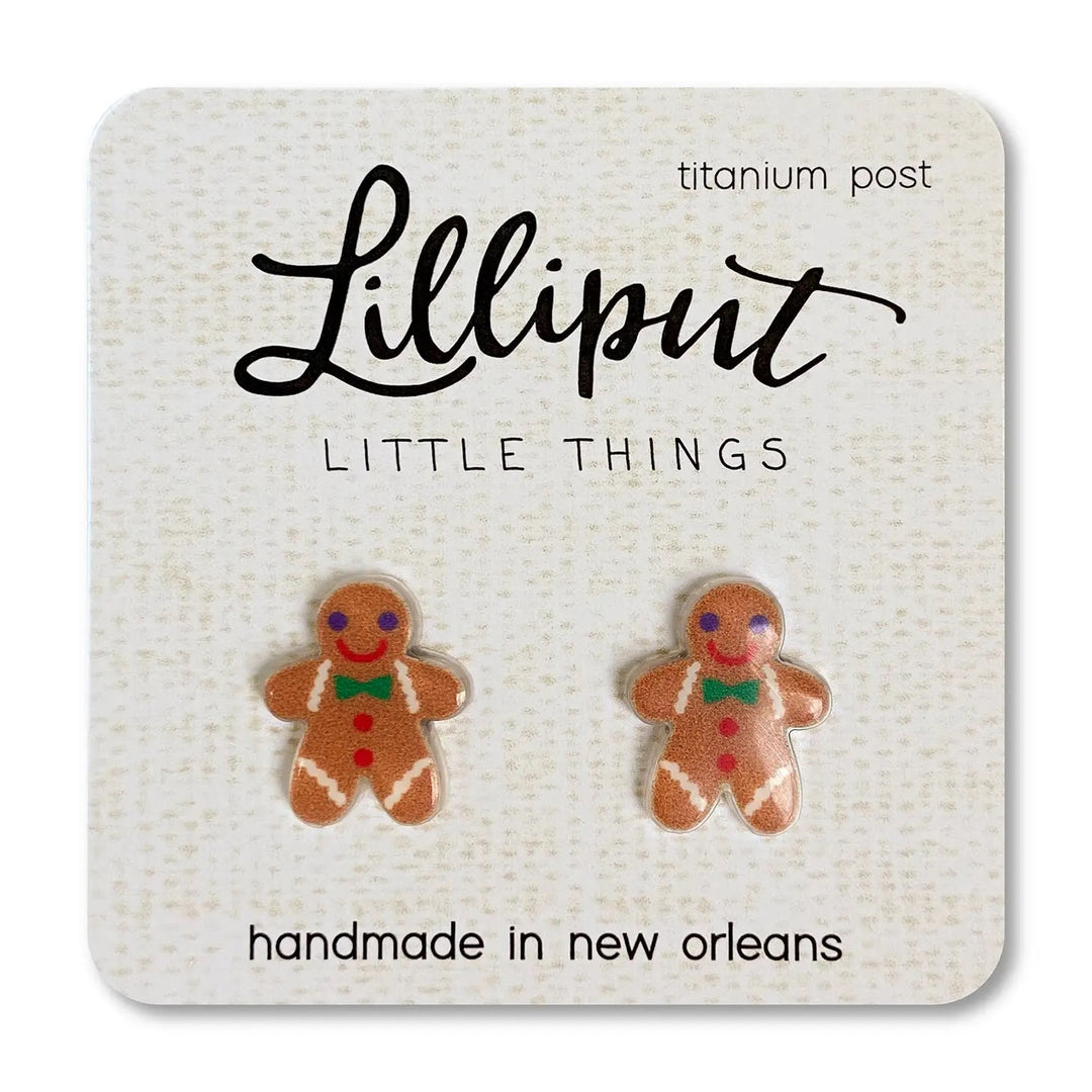 Lillput Earrings Gingerbread Cookie