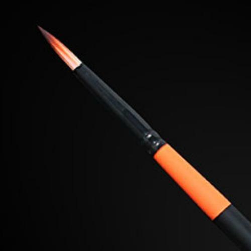Close up mark reid # 4 facepaint brush two tone nylon bristles
