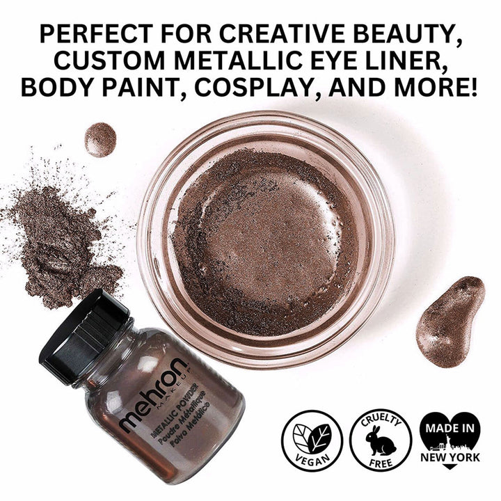 Mehron Metallic Powder - Bronze