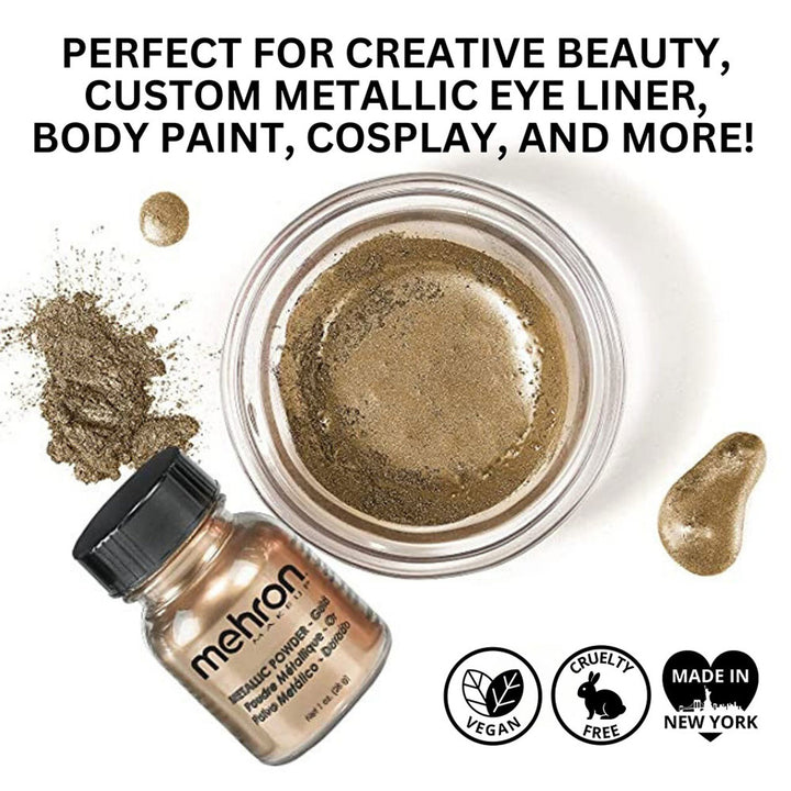 Mehron Metallic Powder - Gold