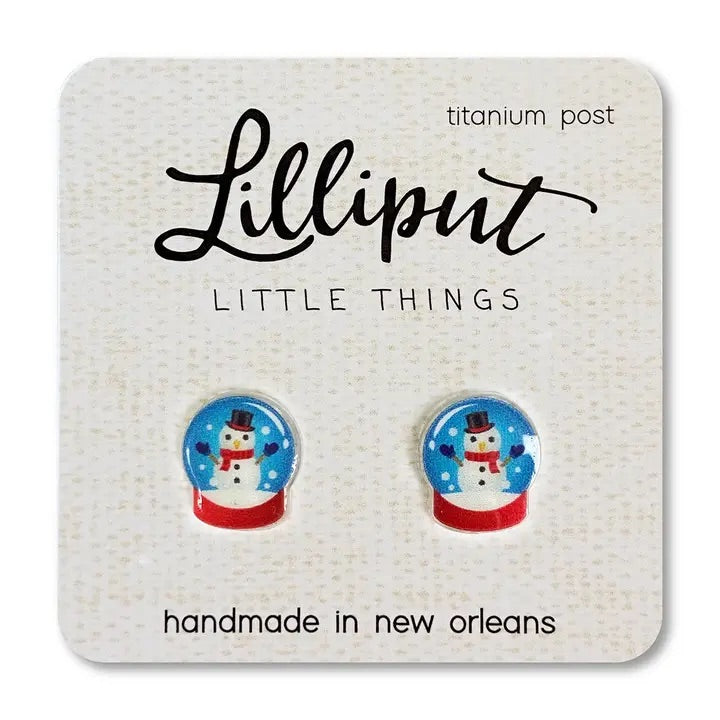 Lillput Earrings Snowglobe