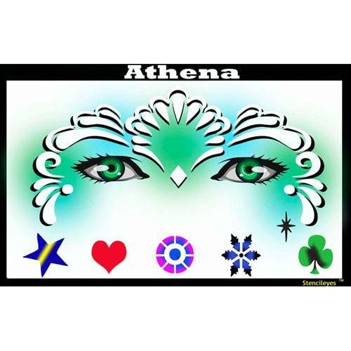 StencilEyes Airbrush Face Painting Stencils - Adult Size - Extreme Makeup FX