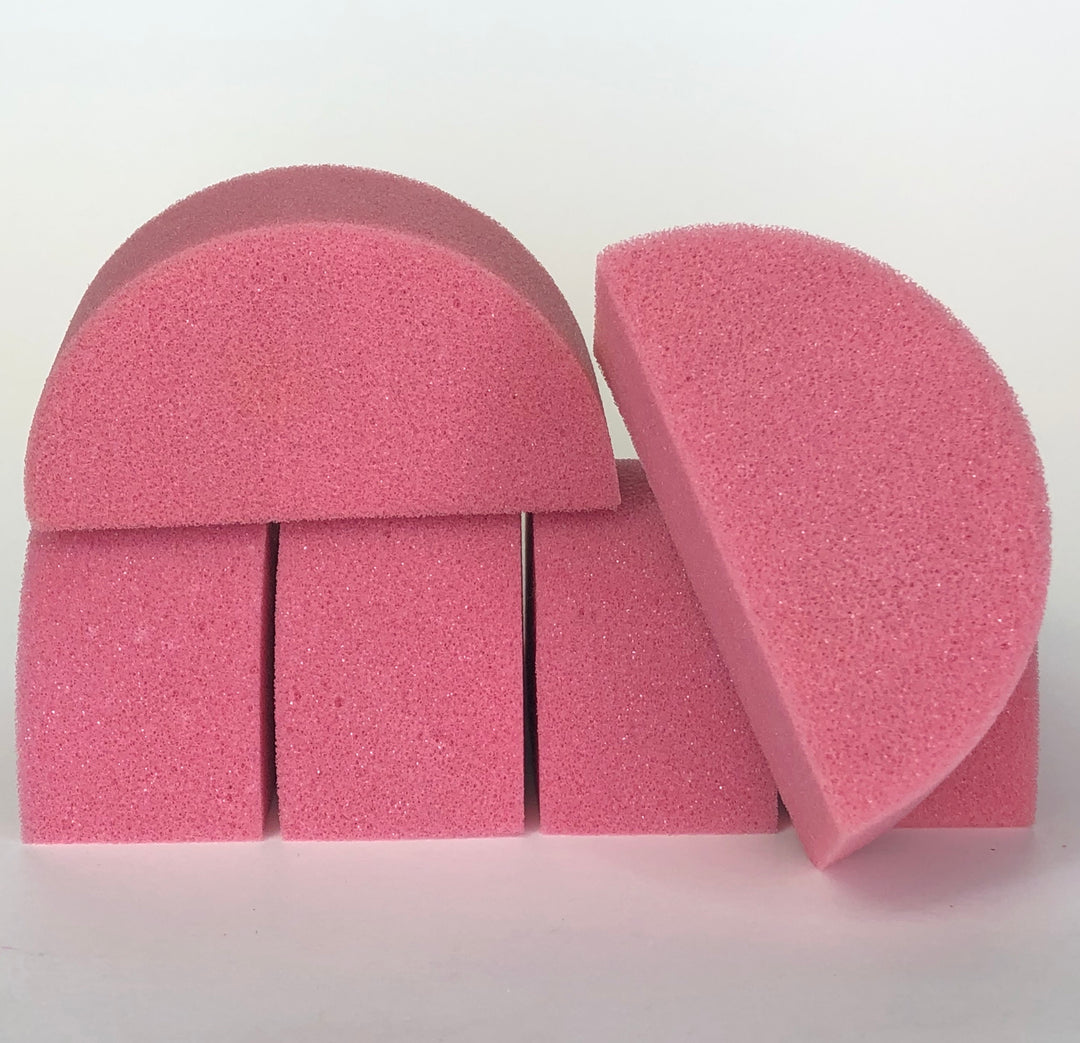 Wicked Art Pink Sponges - Large - Extreme Makeup FX