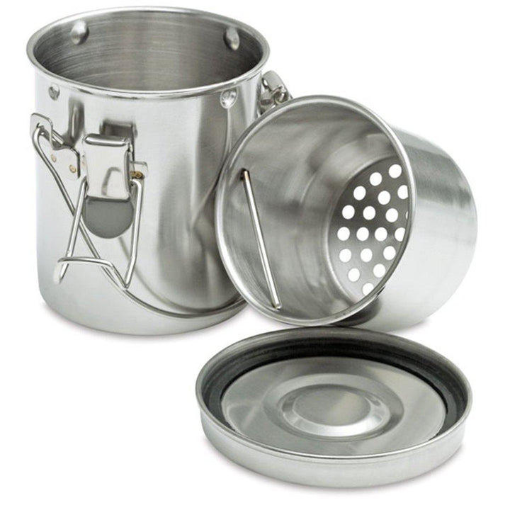 Stainless Steel Rinse Bucket - 10 oz - Extreme Makeup FX