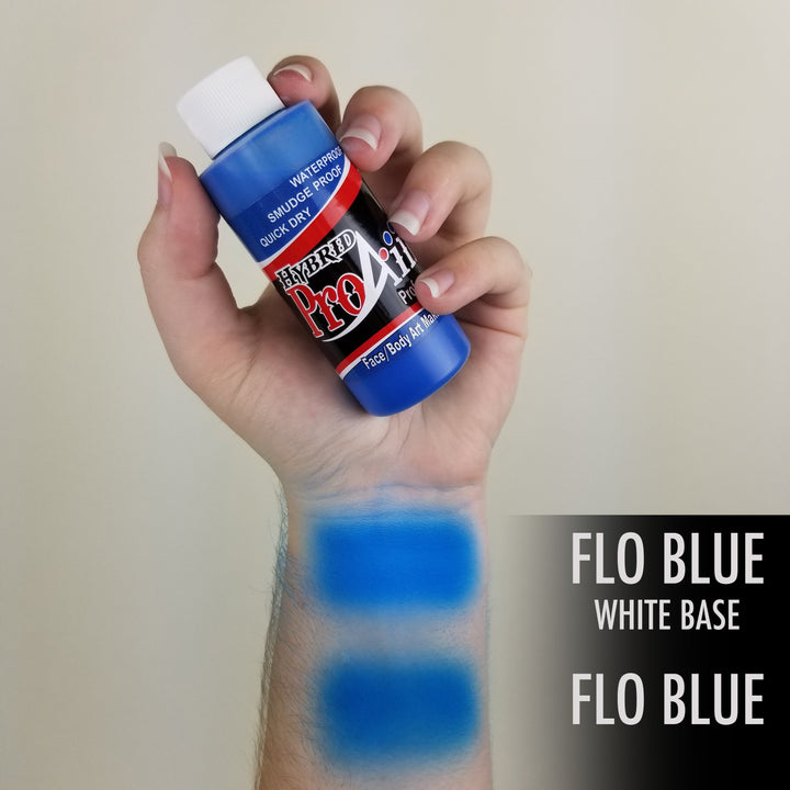 ProAiir Hybrid Face/Body - Fluorescent Blue Airbrush Makeup
