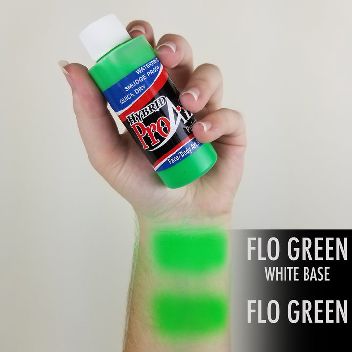 ProAiir Hybrid Face/Body - Fluorescent Green Airbrush Makeup