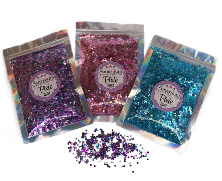 American Body Art Loose Chunky Glitter Blend | Here Comes Santa Claus