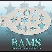 BAMS Bad Ass Mini Stencils Star Bursts