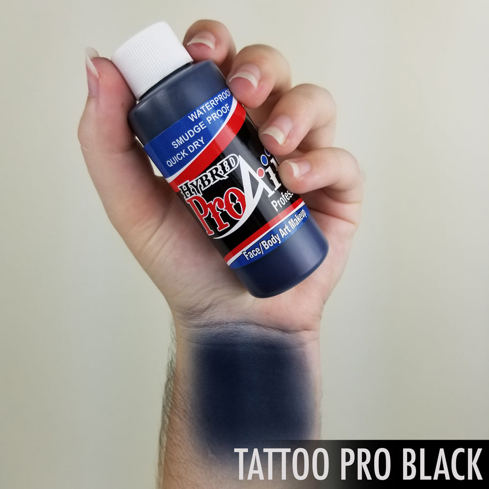 ProAiir Hybrid Face/Body - Tattoo Pro Black Airbrush Makeup