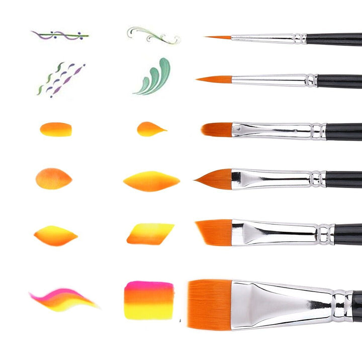 Face Art Paint Brush Set