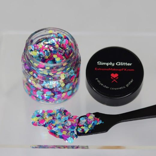 Simply Glitter Gel 1/2 ounce jar - Extreme Makeup FX