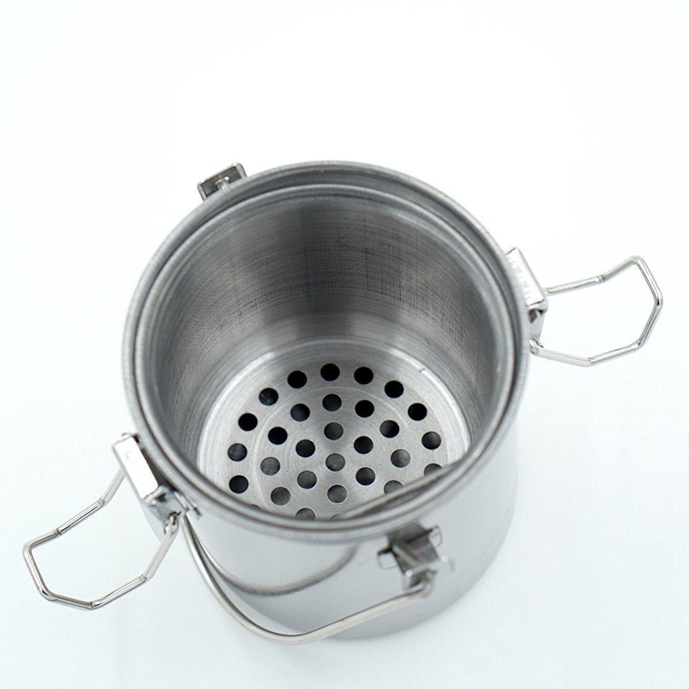 Stainless Steel Rinse Bucket - 10 oz - Extreme Makeup FX