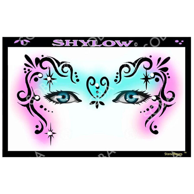 StencilEyes Airbrush Face Painting Stencils for Face &amp; Body Art ...