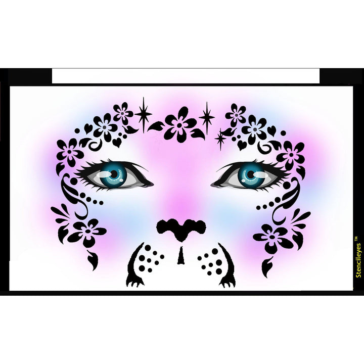 StencilEyes Airbrush Face Painting Stencils - Adult Size - Extreme Makeup FX